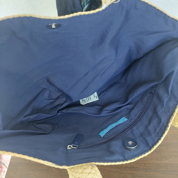 Draper James Everyday Straw Tote Bag NWT - Picture 6 of 6